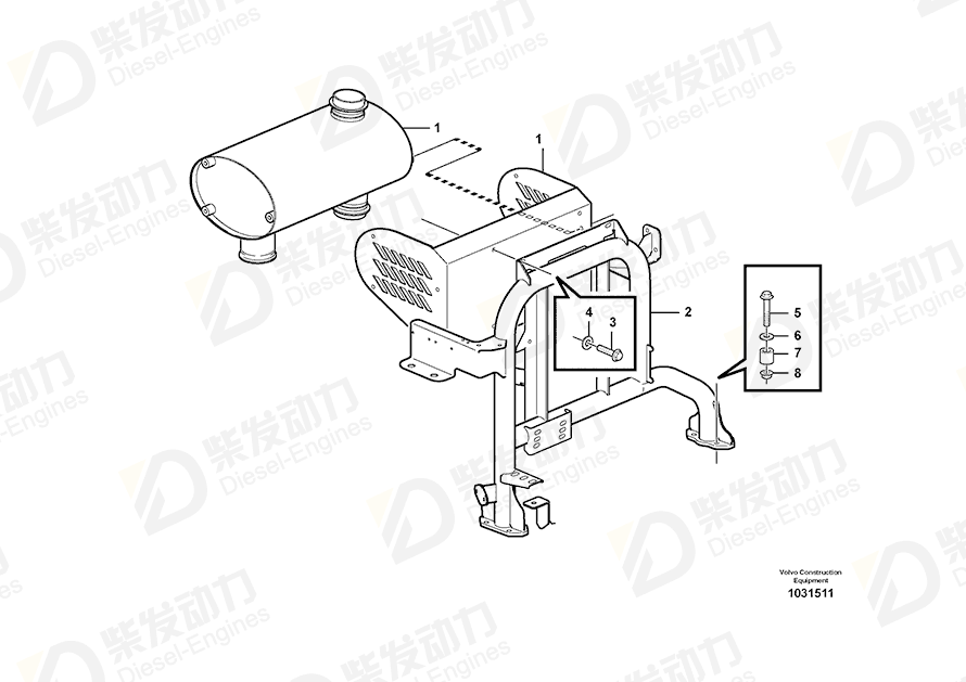 VOLVO Bow 15029932 Drawing