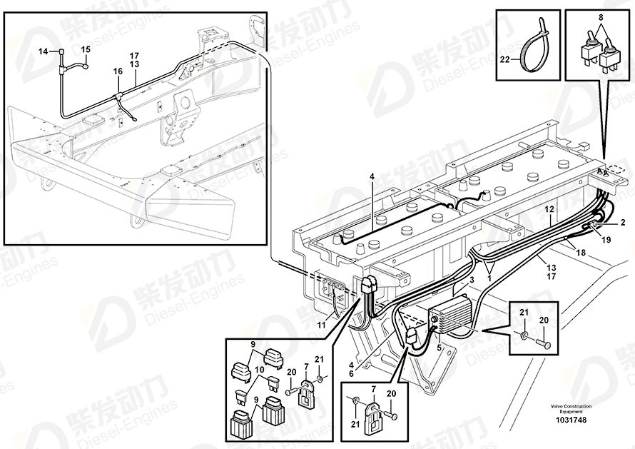 VOLVO Battery Charger 11192405 Drawing