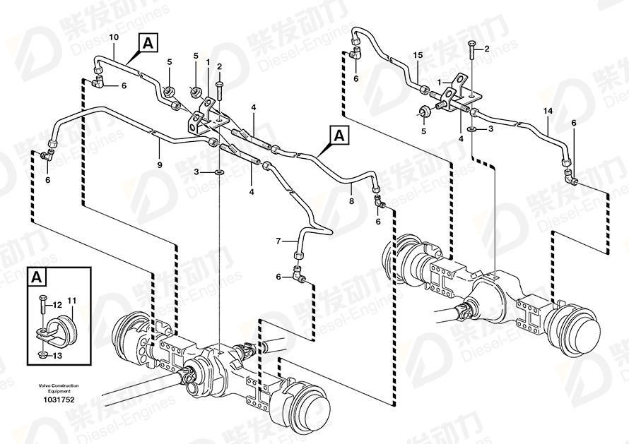 VOLVO Bracket 11193742 Drawing