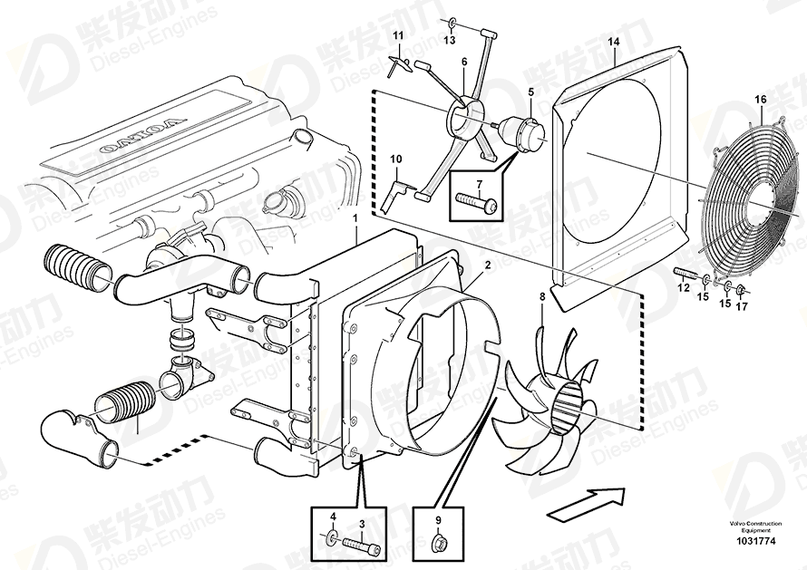 VOLVO Bracket 11194210 Drawing