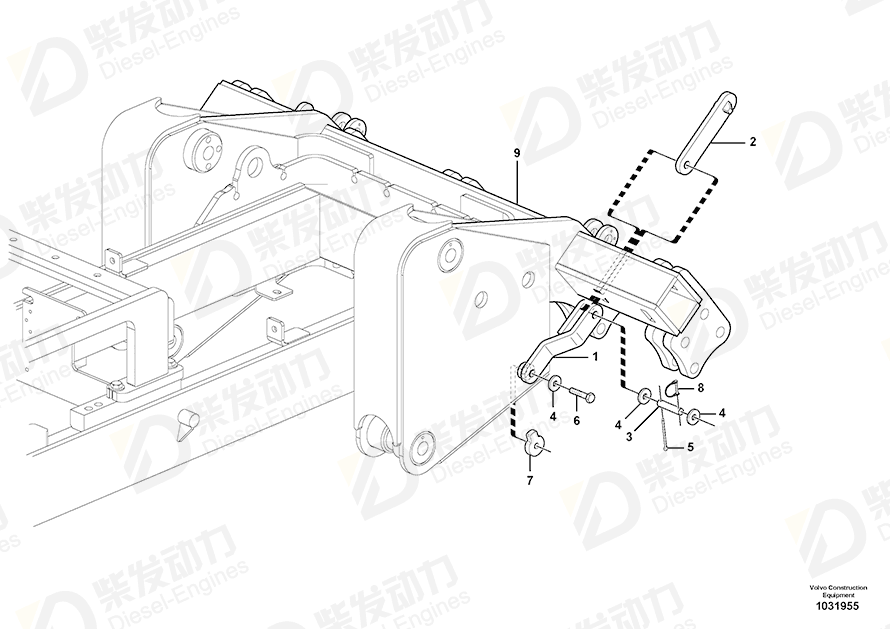 VOLVO Split pin 907893 Drawing