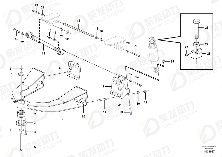 VOLVO Nut 11197532 Drawing