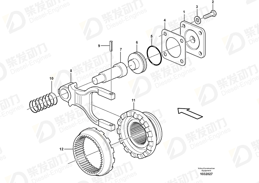 VOLVO Yoke 17277910 Drawing