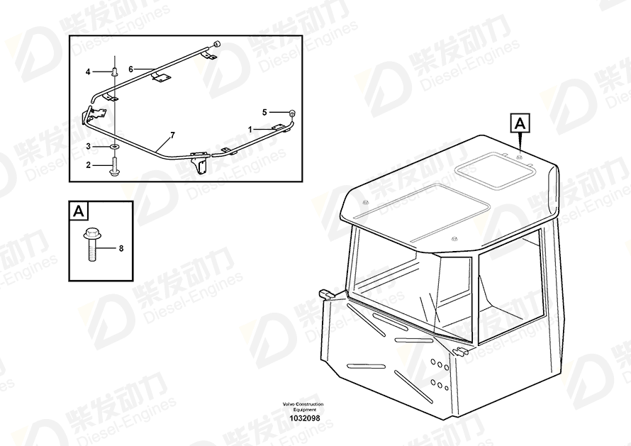 VOLVO Rivet nut 981257 Drawing