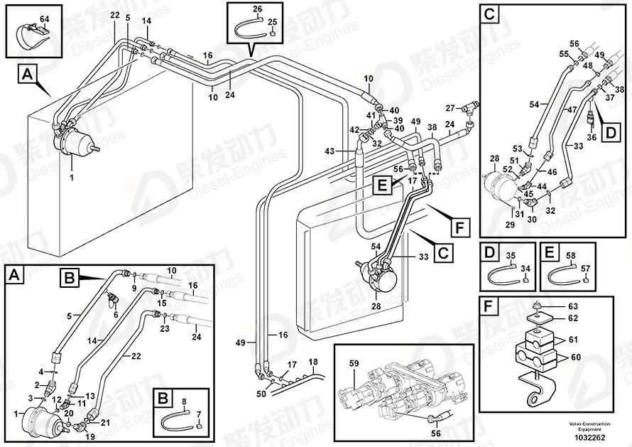 VOLVO Clamp 4880573 Drawing