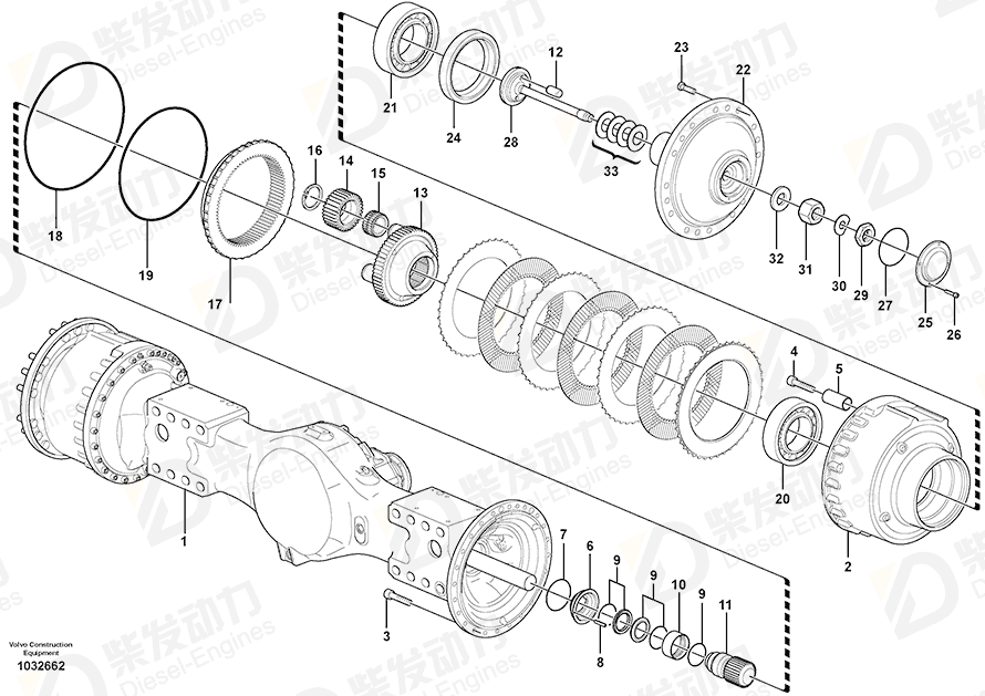 VOLVO Sealing ring 11143309 Drawing