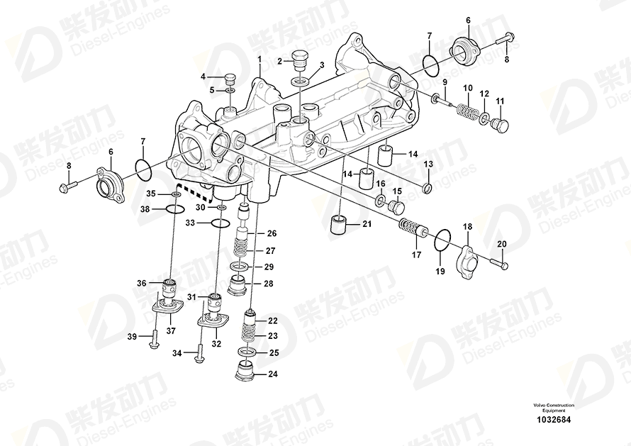 VOLVO Plug 21235758 Drawing