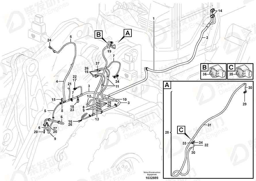 VOLVO Elbow 11039843 Drawing