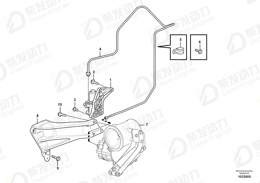 VOLVO Bracket 11158486 Drawing