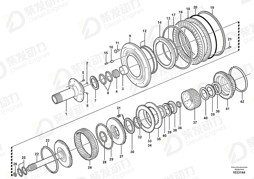 VOLVO Bushing 11418119 Drawing