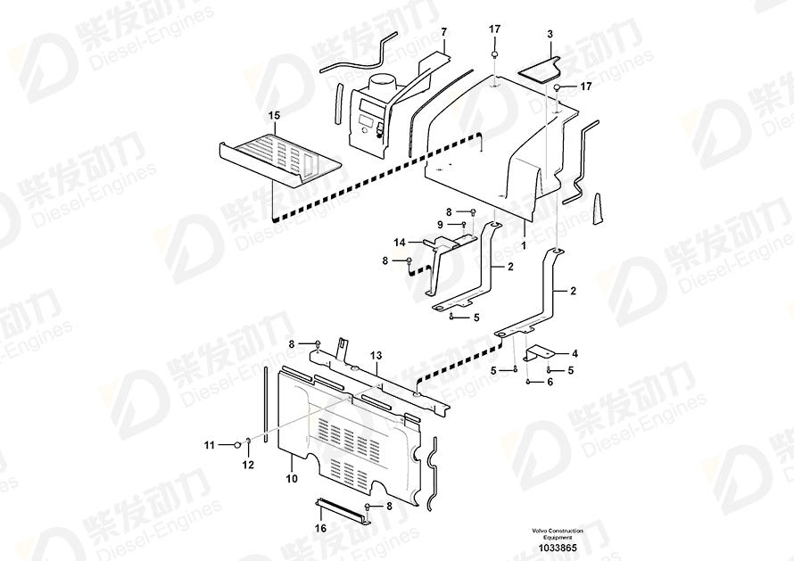 VOLVO Support 14534499 Drawing