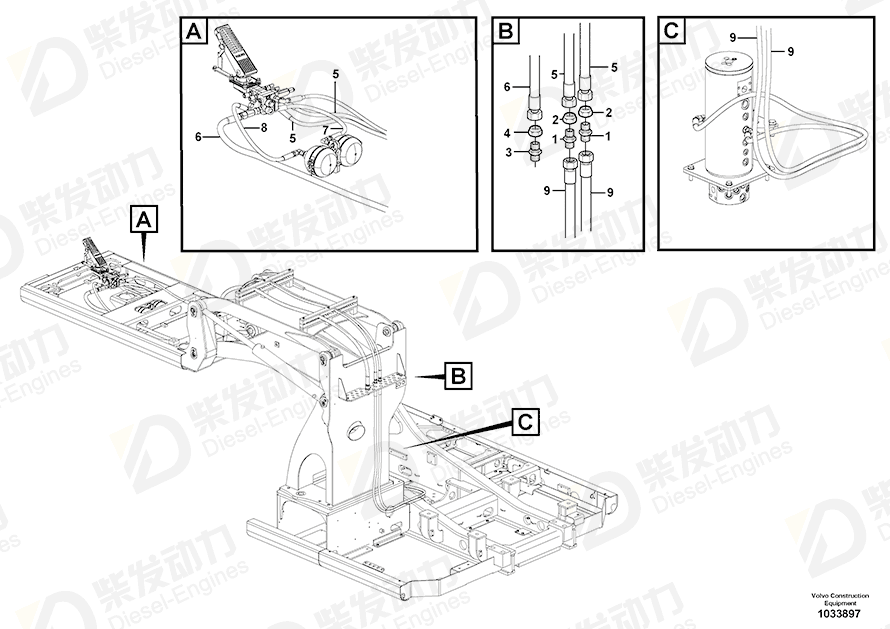 VOLVO Nipple 13933961 Drawing