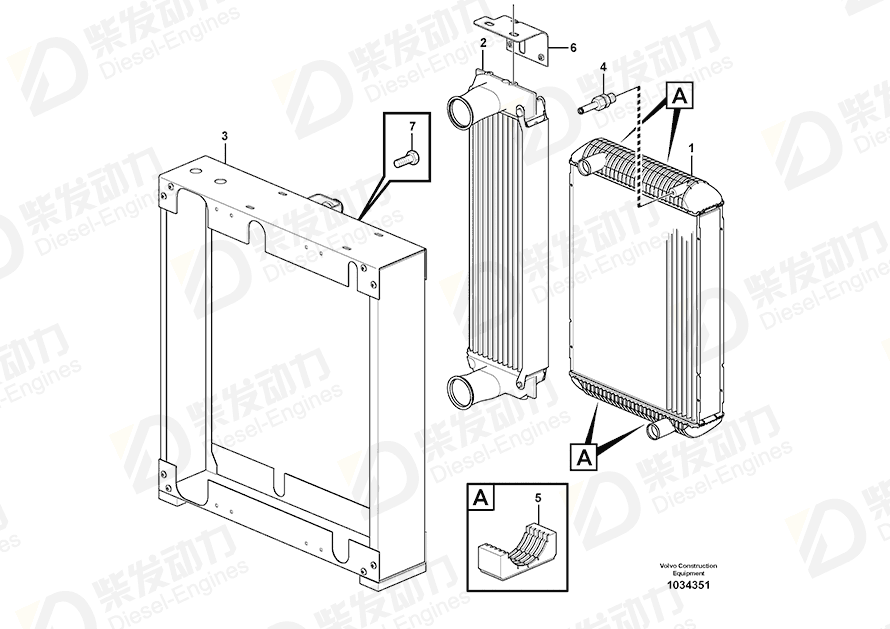 VOLVO Plate 14549791 Drawing