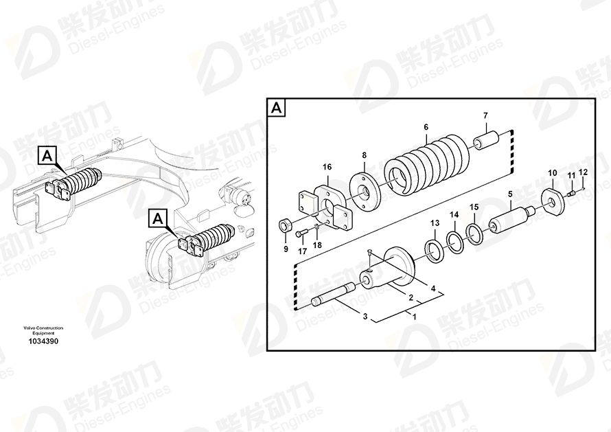 VOLVO Gasket SA8230-24860 Drawing