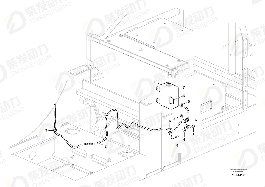 VOLVO Grommet 14578915 Drawing