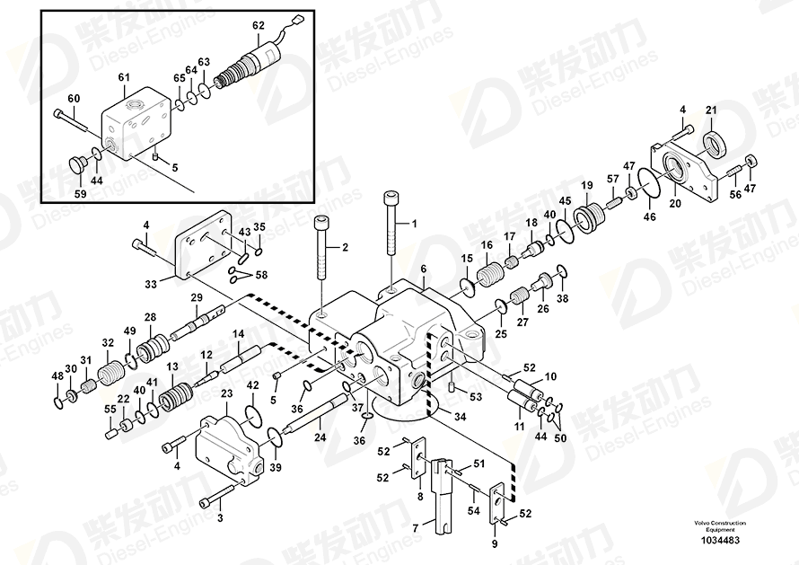 VOLVO Cover SA8230-09340 Drawing VOLVO Cover SA8230-09340 Drawing