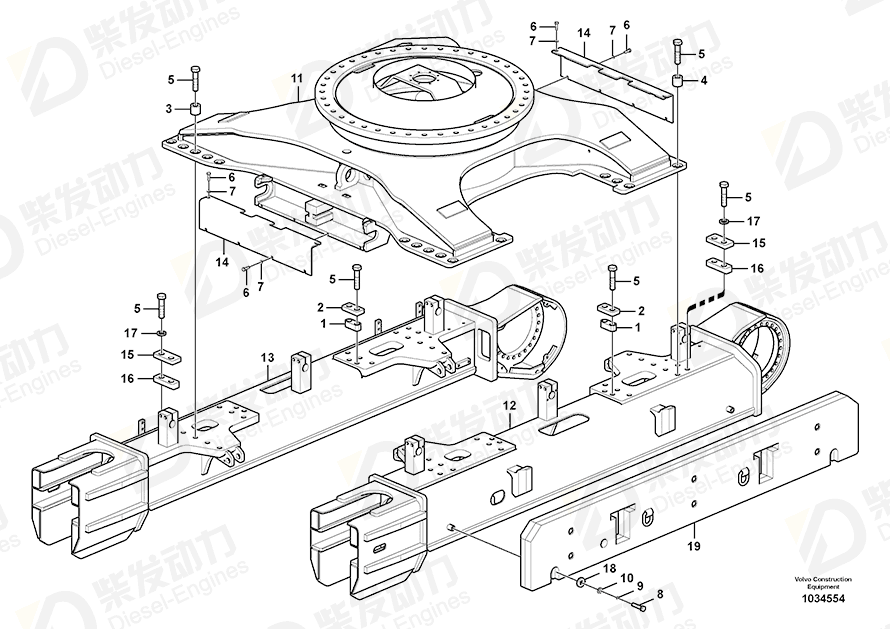 VOLVO Spacer 14622688 Drawing