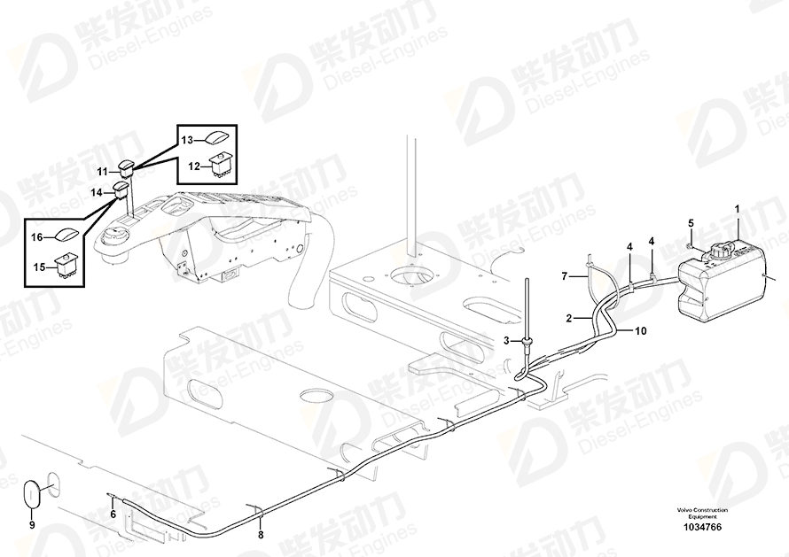 VOLVO Grommet 14529350 Drawing