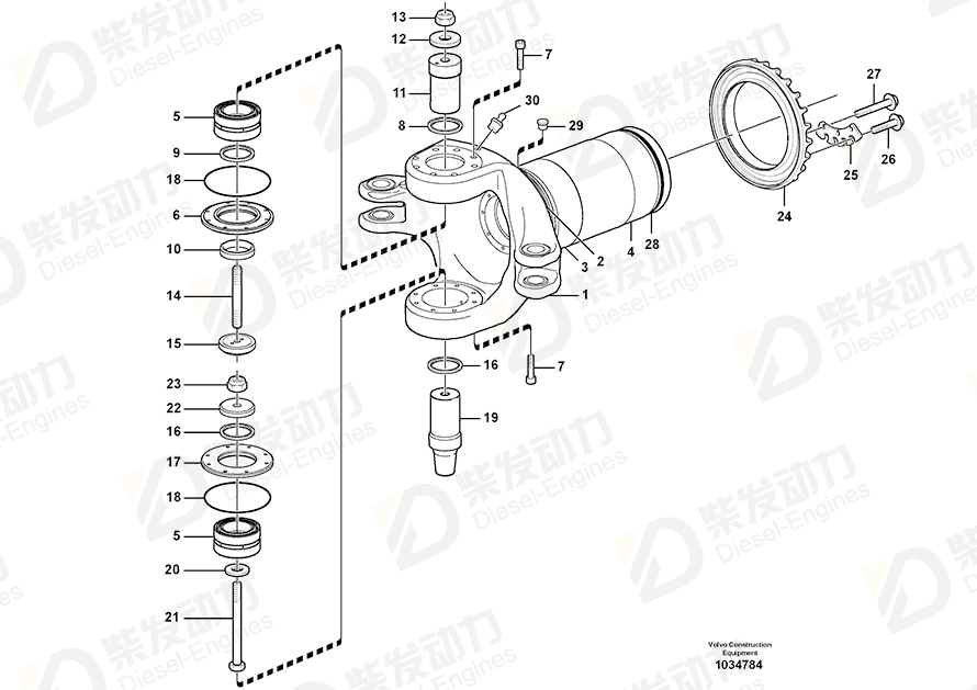 VOLVO O-ring 11197687 Drawing