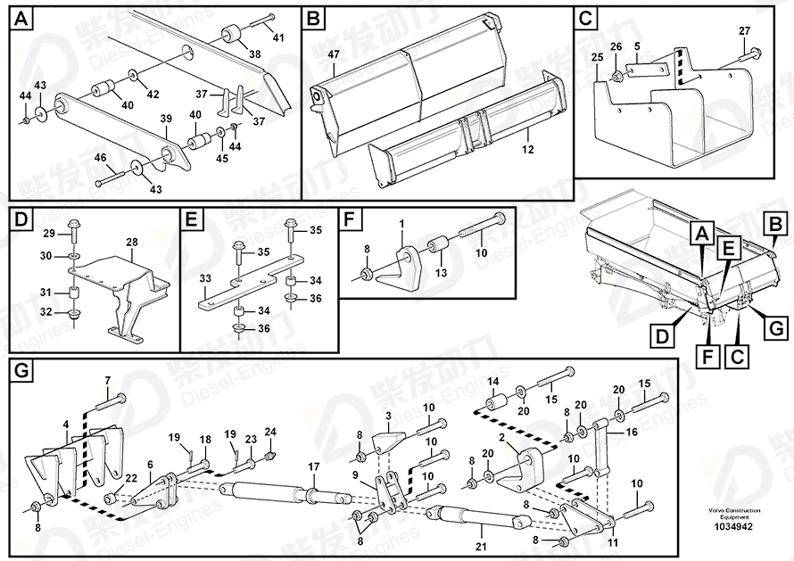 VOLVO Bracket 15099250 Drawing