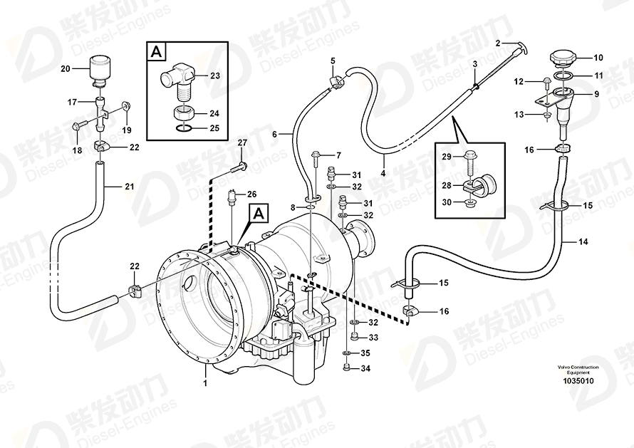 VOLVO Transmission 22671 Drawing VOLVO Transmission 22671 Drawing