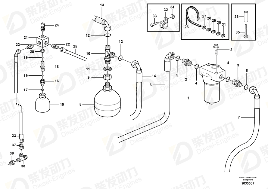 VOLVO Block 15055671 Drawing