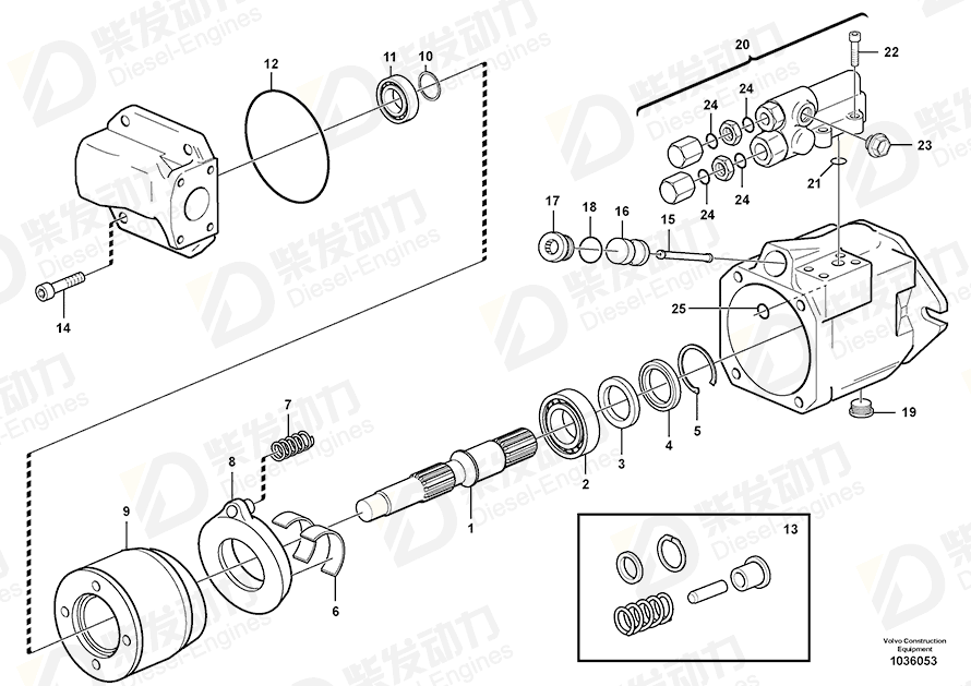 VOLVO Stop ring 11708754 Drawing