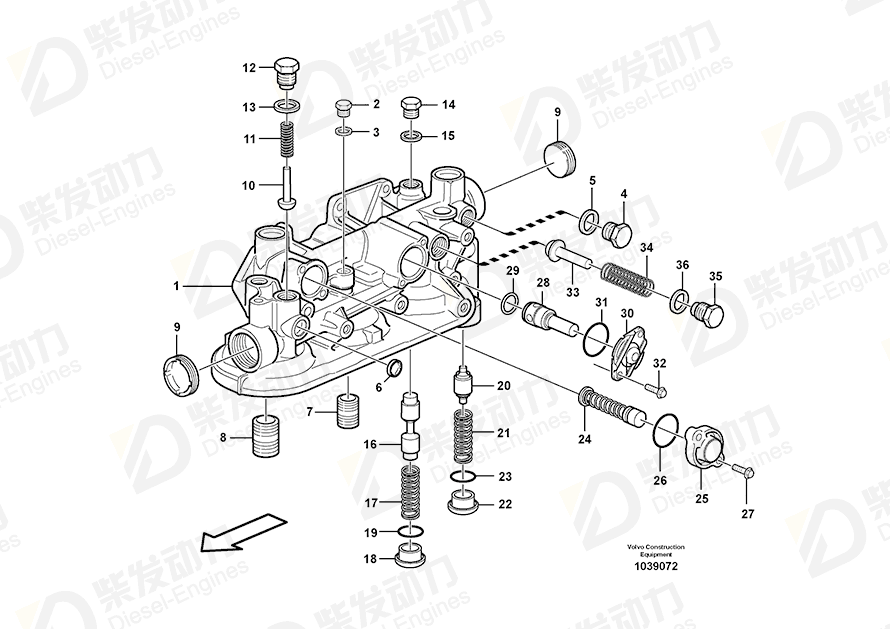 VOLVO Piston 20845937 Drawing