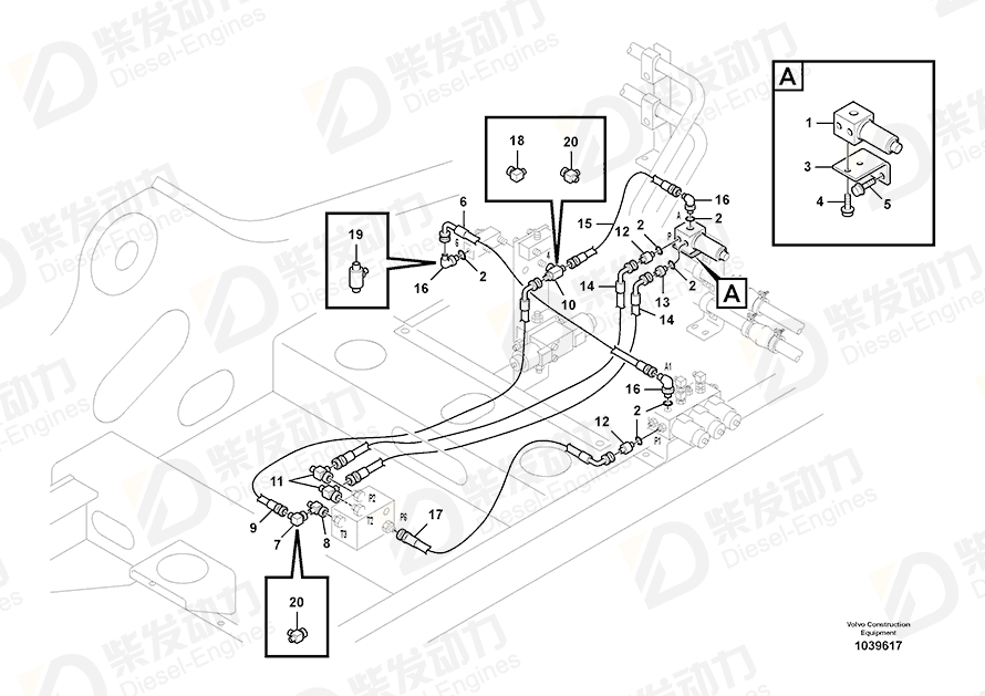 VOLVO Tee 14520629 Drawing