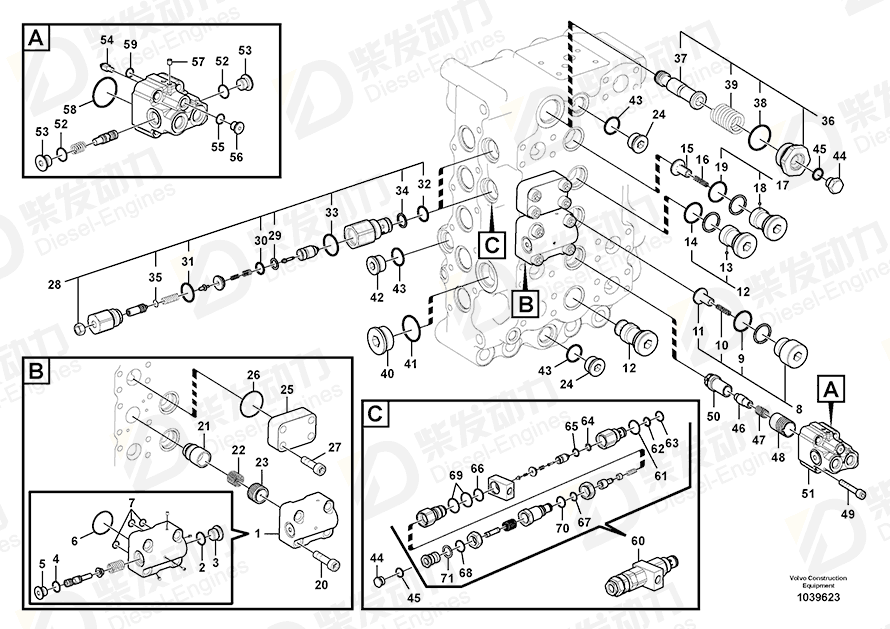 VOLVO SPRING SA7273-10580 Drawing