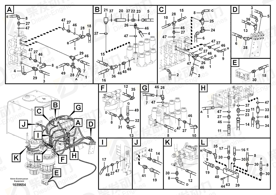 VOLVO Block 14570486 Drawing