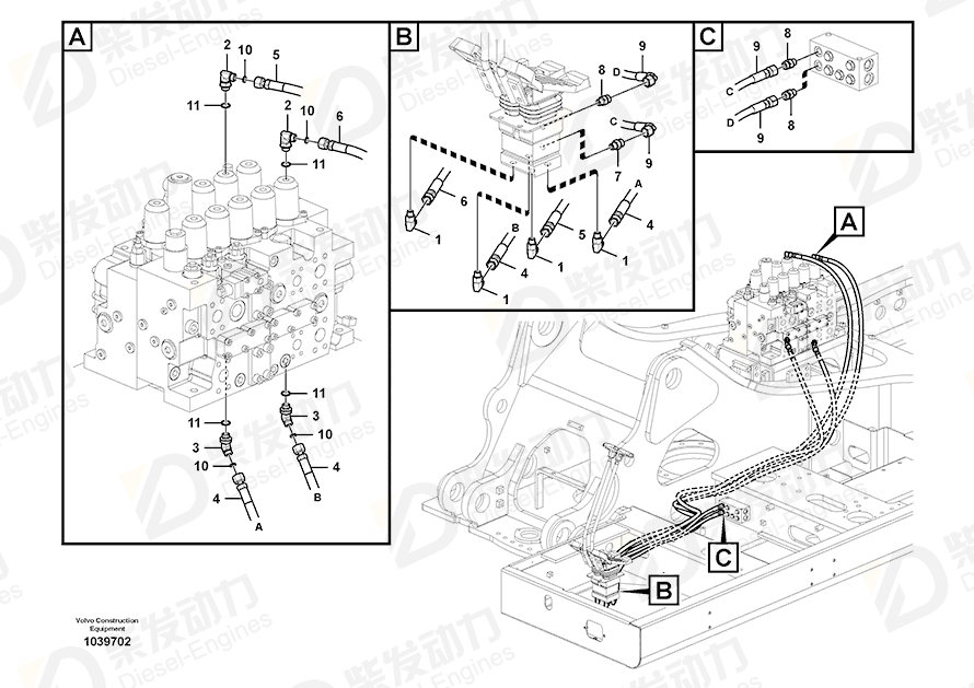 VOLVO Connector 14880500 Drawing