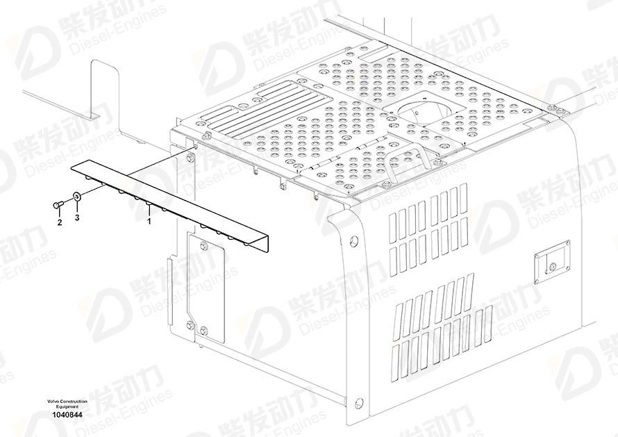 VOLVO Plate 14586683 Drawing