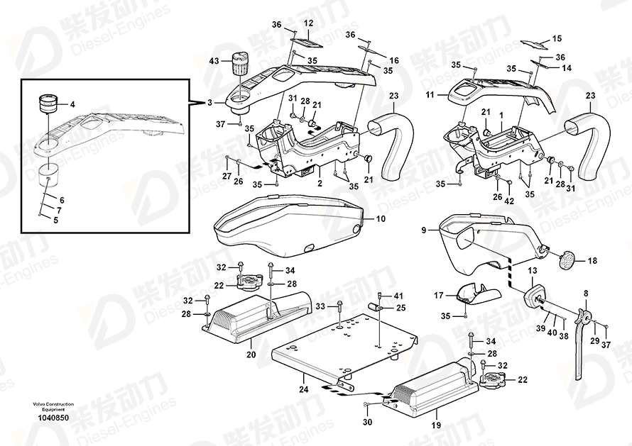 VOLVO Cover 14534413 Drawing