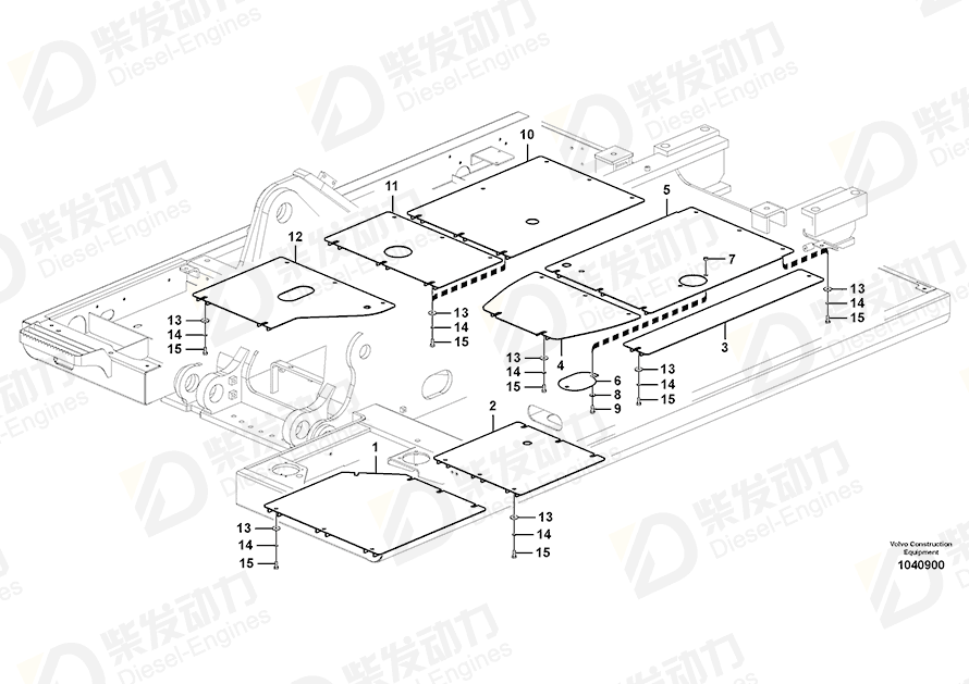 VOLVO Cover 14579239 Drawing