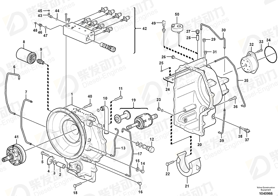 VOLVO Hexagon screw 13970947 Drawing