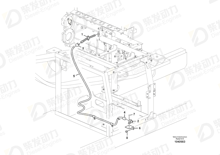 VOLVO Heater 11099237 Drawing