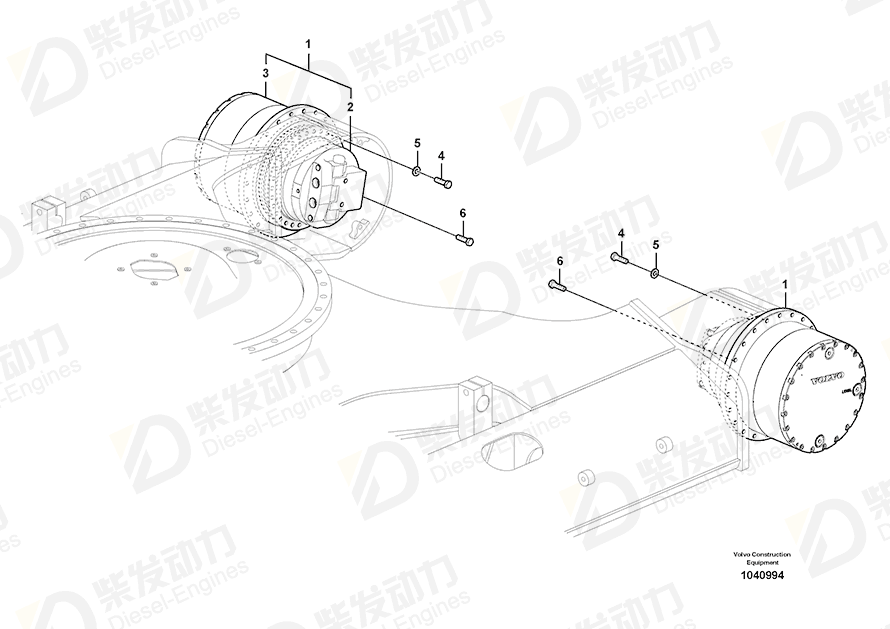 VOLVO Plain washer SA9211-20000 Drawing