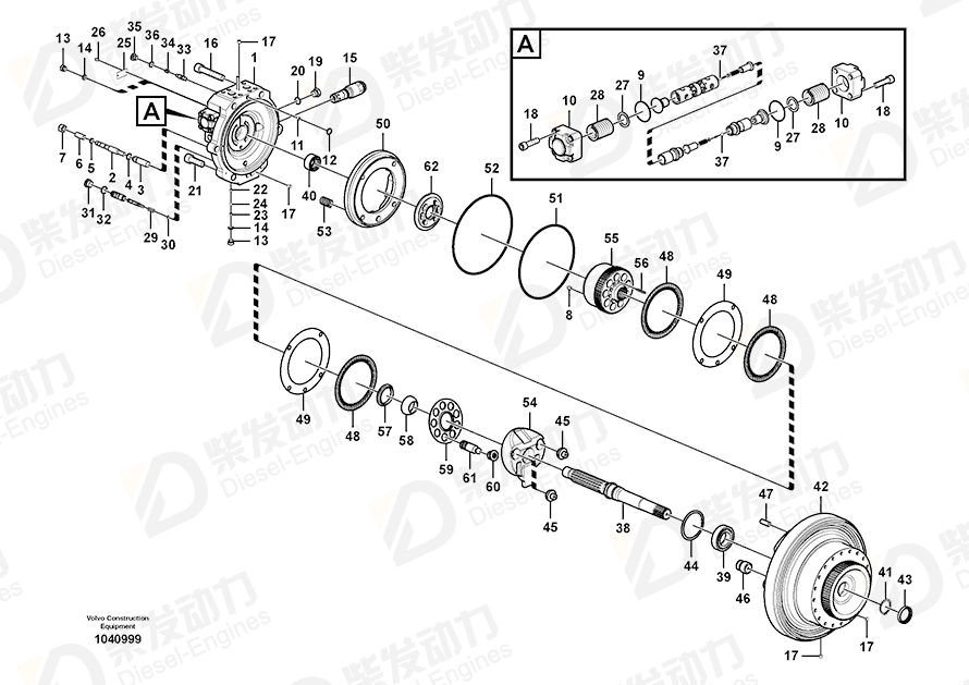 VOLVO Casing 14552647 Drawing