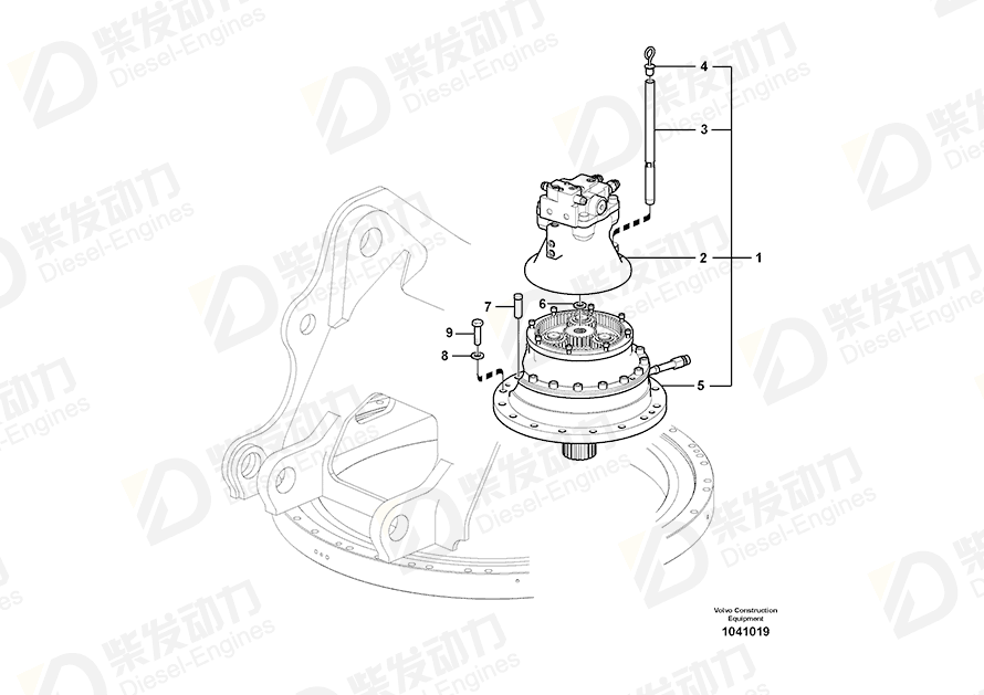 VOLVO Pipe 14547282 Drawing