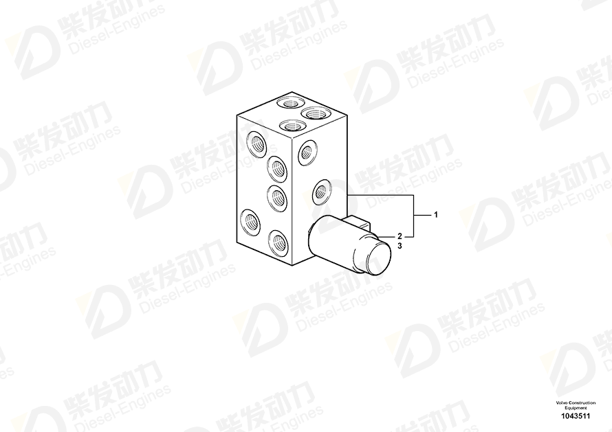 VOLVO Block 11194366 Drawing