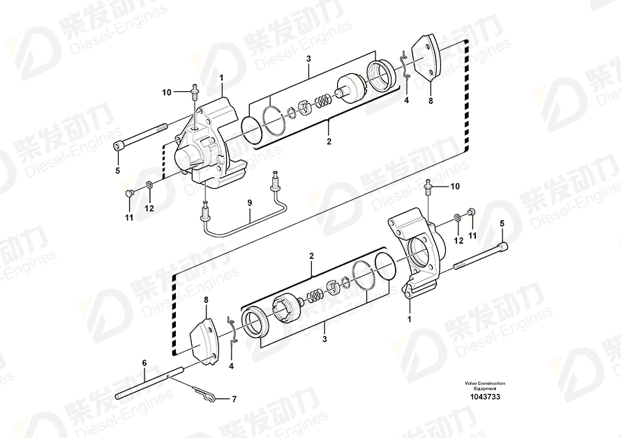 VOLVO Kit 15097411 Drawing