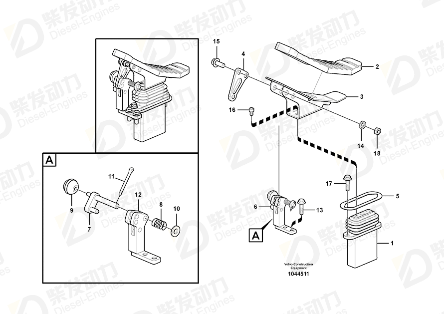 VOLVO Cover 14522039 Drawing