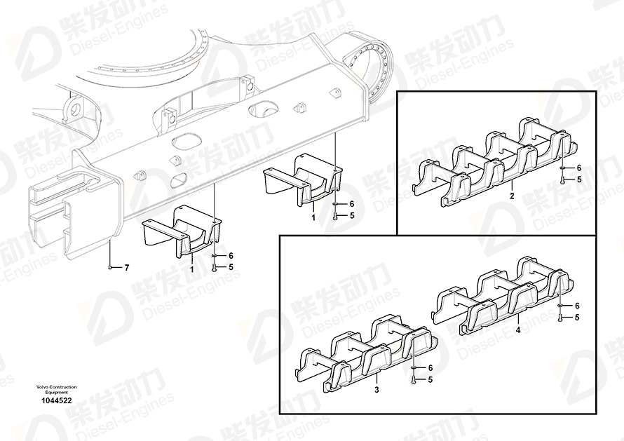 VOLVO Guard 14590450 Drawing