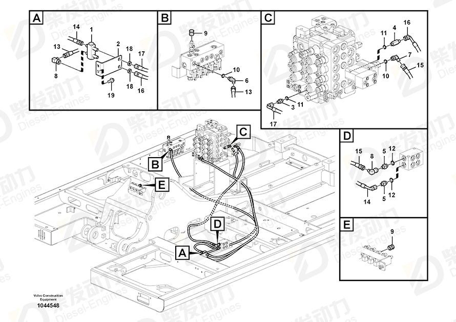 VOLVO Elbow SA9414-31020 Drawing