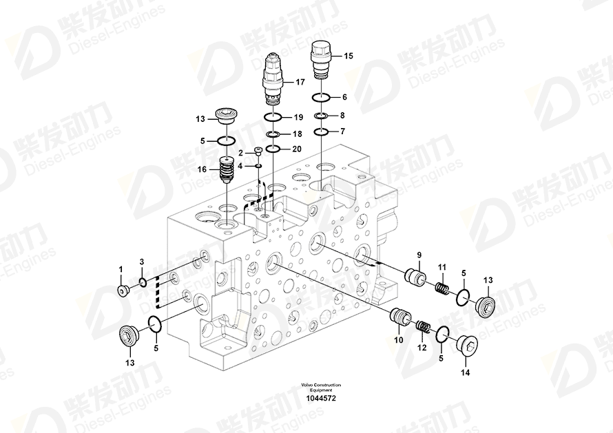 VOLVO Ring 14535191 Drawing