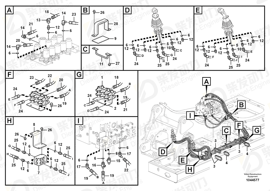 VOLVO Valve 14506627 Drawing