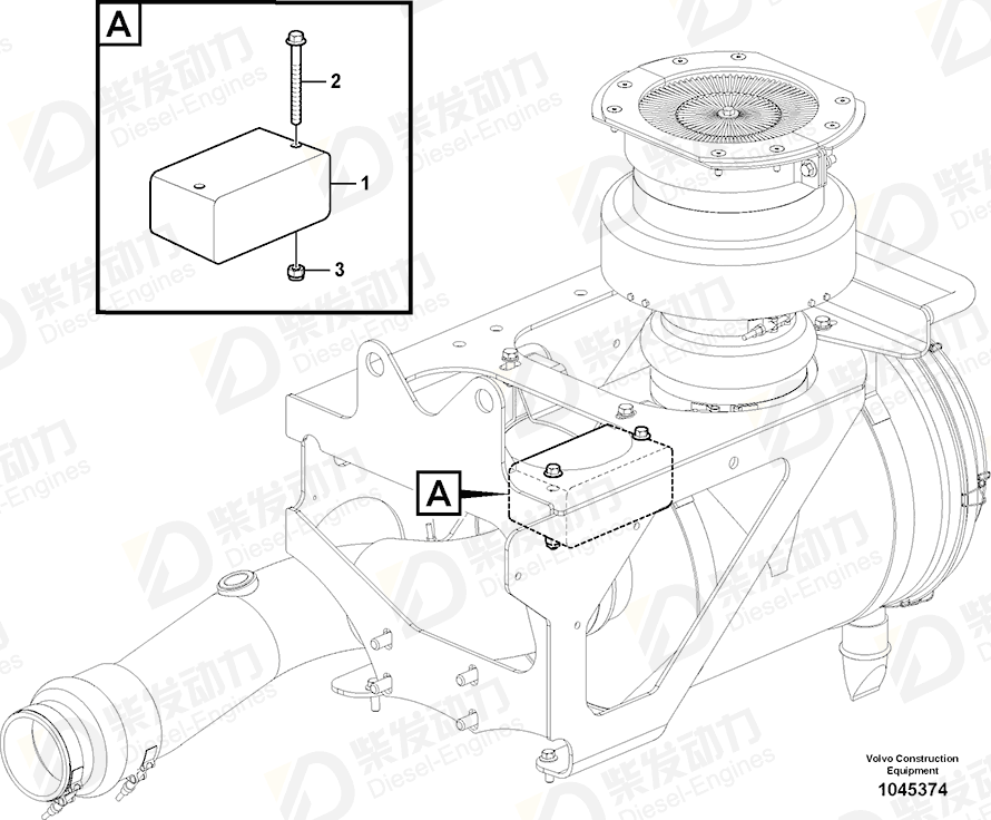 VOLVO Lock nut 13971089 Drawing