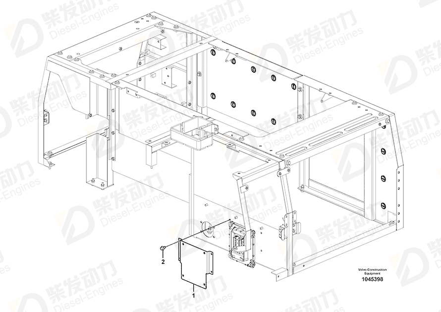 VOLVO ECU 14351263 Drawing