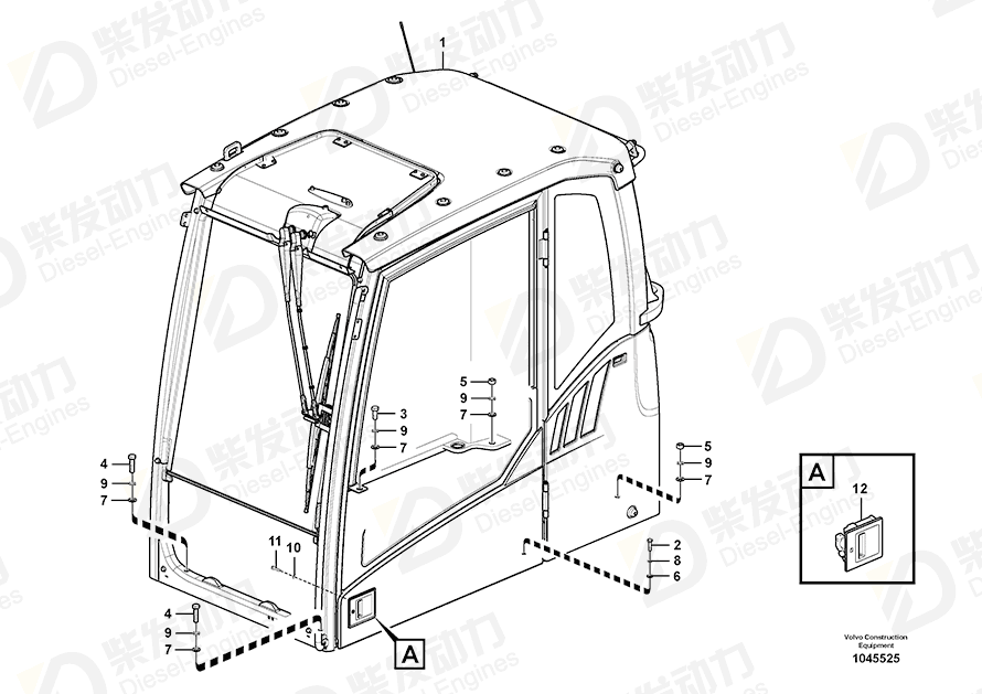VOLVO Cab 11294060 Drawing